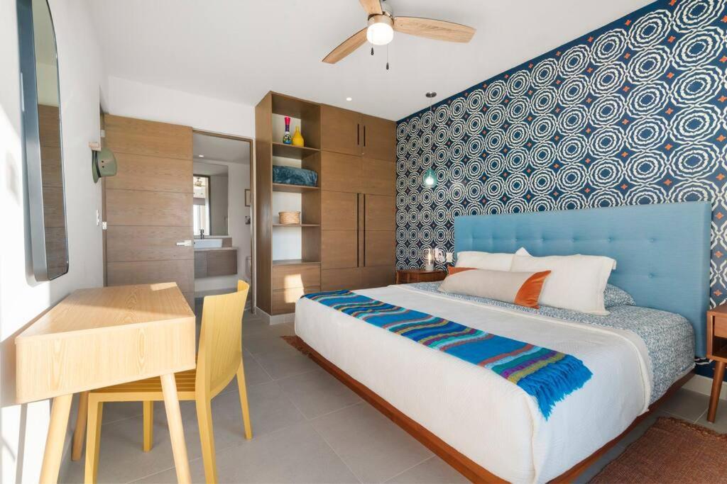 3 Bedroom Luxury Condo Next To Beach & Pools, Ac And Internet Акумаль Экстерьер фото